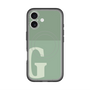 スリムプロテクションプレミアムケース with MagSafe［ オリジナル - initial two tone - G green ］