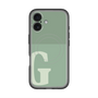 スリムプロテクションプレミアムケース with MagSafe［ オリジナル - initial two tone - G green ］