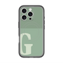 スリムプロテクションプレミアムケース with MagSafe［ オリジナル - initial two tone - G green ］