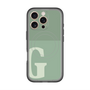 スリムプロテクションプレミアムケース with MagSafe［ オリジナル - initial two tone - G green ］