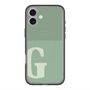 スリムプロテクションプレミアムケース with MagSafe［ オリジナル - initial two tone - G green ］