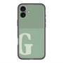スリムプロテクションプレミアムケース with MagSafe［ オリジナル - initial two tone - G green ］