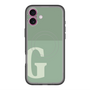 スリムプロテクションプレミアムケース with MagSafe［ オリジナル - initial two tone - G green ］