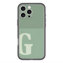 スリムプロテクションプレミアムケース with MagSafe［ オリジナル - initial two tone - G green ］