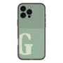 スリムプロテクションプレミアムケース with MagSafe［ オリジナル - initial two tone - G green ］
