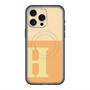 スリムプロテクションプレミアムケース with MagSafe［ オリジナル - initial two tone - H orange ］