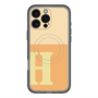 スリムプロテクションプレミアムケース with MagSafe［ オリジナル - initial two tone - H orange ］