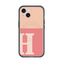 スリムプロテクションプレミアムケース with MagSafe［ オリジナル - initial two tone - H pink ］