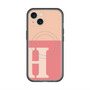 スリムプロテクションプレミアムケース with MagSafe［ オリジナル - initial two tone - H pink ］