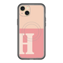 スリムプロテクションプレミアムケース with MagSafe［ オリジナル - initial two tone - H pink ］