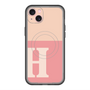 スリムプロテクションプレミアムケース with MagSafe［ オリジナル - initial two tone - H pink ］