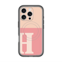 スリムプロテクションプレミアムケース with MagSafe［ オリジナル - initial two tone - H pink ］