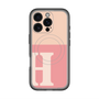 スリムプロテクションプレミアムケース with MagSafe［ オリジナル - initial two tone - H pink ］