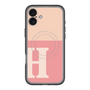 スリムプロテクションプレミアムケース with MagSafe［ オリジナル - initial two tone - H pink ］