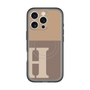 スリムプロテクションプレミアムケース with MagSafe［ オリジナル - initial two tone - H brown ］