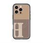 スリムプロテクションプレミアムケース with MagSafe［ オリジナル - initial two tone - H brown ］