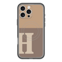 スリムプロテクションプレミアムケース with MagSafe［ オリジナル - initial two tone - H brown ］