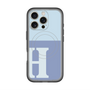 スリムプロテクションプレミアムケース with MagSafe［ オリジナル - initial two tone - H blue ］