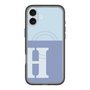 スリムプロテクションプレミアムケース with MagSafe［ オリジナル - initial two tone - H blue ］
