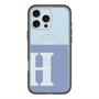 スリムプロテクションプレミアムケース with MagSafe［ オリジナル - initial two tone - H blue ］