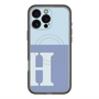スリムプロテクションプレミアムケース with MagSafe［ オリジナル - initial two tone - H blue ］