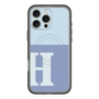 スリムプロテクションプレミアムケース with MagSafe［ オリジナル - initial two tone - H blue ］