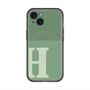 スリムプロテクションプレミアムケース with MagSafe［ オリジナル - initial two tone - H green ］