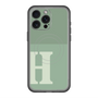 スリムプロテクションプレミアムケース with MagSafe［ オリジナル - initial two tone - H green ］