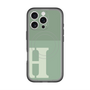 スリムプロテクションプレミアムケース with MagSafe［ オリジナル - initial two tone - H green ］