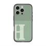 スリムプロテクションプレミアムケース with MagSafe［ オリジナル - initial two tone - H green ］