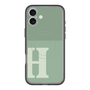 スリムプロテクションプレミアムケース with MagSafe［ オリジナル - initial two tone - H green ］