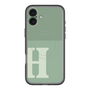 スリムプロテクションプレミアムケース with MagSafe［ オリジナル - initial two tone - H green ］