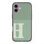 スリムプロテクションプレミアムケース with MagSafe［ オリジナル - initial two tone - H green ］