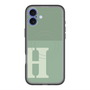 スリムプロテクションプレミアムケース with MagSafe［ オリジナル - initial two tone - H green ］