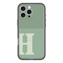 スリムプロテクションプレミアムケース with MagSafe［ オリジナル - initial two tone - H green ］