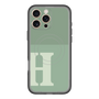 スリムプロテクションプレミアムケース with MagSafe［ オリジナル - initial two tone - H green ］