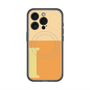 スリムプロテクションプレミアムケース with MagSafe［ オリジナル - initial two tone - I orange ］