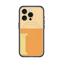 スリムプロテクションプレミアムケース with MagSafe［ オリジナル - initial two tone - I orange ］