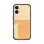 スリムプロテクションプレミアムケース with MagSafe［ オリジナル - initial two tone - I orange ］