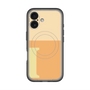 スリムプロテクションプレミアムケース with MagSafe［ オリジナル - initial two tone - I orange ］