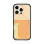 スリムプロテクションプレミアムケース with MagSafe［ オリジナル - initial two tone - I orange ］