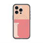 スリムプロテクションプレミアムケース with MagSafe［ オリジナル - initial two tone - I pink ］