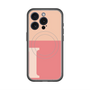 スリムプロテクションプレミアムケース with MagSafe［ オリジナル - initial two tone - I pink ］