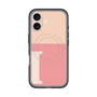 スリムプロテクションプレミアムケース with MagSafe［ オリジナル - initial two tone - I pink ］