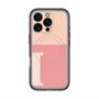 スリムプロテクションプレミアムケース with MagSafe［ オリジナル - initial two tone - I pink ］