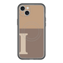 スリムプロテクションプレミアムケース with MagSafe［ オリジナル - initial two tone - I brown ］