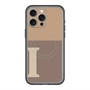 スリムプロテクションプレミアムケース with MagSafe［ オリジナル - initial two tone - I brown ］