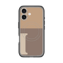 スリムプロテクションプレミアムケース with MagSafe［ オリジナル - initial two tone - I brown ］