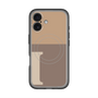 スリムプロテクションプレミアムケース with MagSafe［ オリジナル - initial two tone - I brown ］