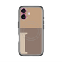 スリムプロテクションプレミアムケース with MagSafe［ オリジナル - initial two tone - I brown ］